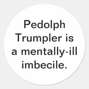 Adesivo Redondo Dumb Pedolph Trumpler Nuts Hankamer Artjunkhaus 