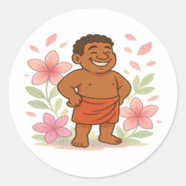 Adesivo Redondo Dumi Flower spirit