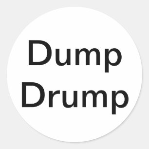 Adesivo Redondo Dump Drump Comic Splash-Art Hankamer Artjunkhaus