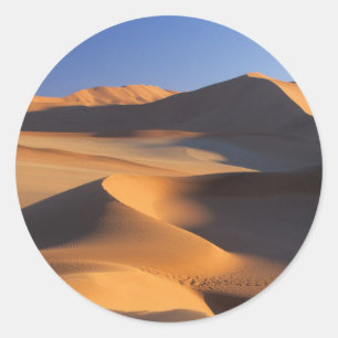 Adesivo Redondo Dunas do Deserto, Sossusvlei, Namib-Naukluft