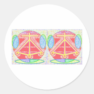 Adesivo Redondo Dupla SAÚDE: Karuna Reiki