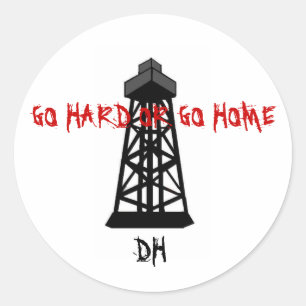 Adesivo Redondo Duro Hat Sticker