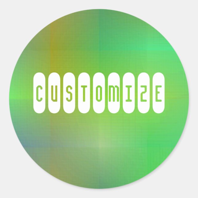 Adesivo Redondo Dusky Color II - Modelo (Frente)