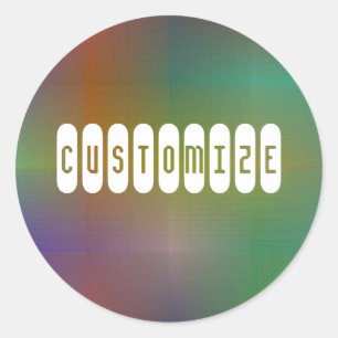 Adesivo Redondo Dusky Color VI - Modelo