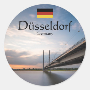 Adesivo Redondo Dusseldorf Alemanha
