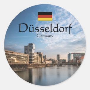 Adesivo Redondo Dusseldorf Alemanha