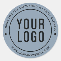 Dusty Blue Obrigado Por Apoiar As Pequenas Empresa