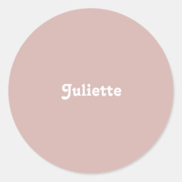 Adesivo Redondo Dusty Blush