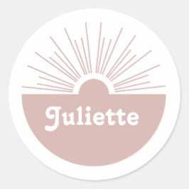 Adesivo Redondo Dusty Blush