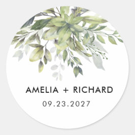 Adesivo Redondo Dusty Green Eucalytus