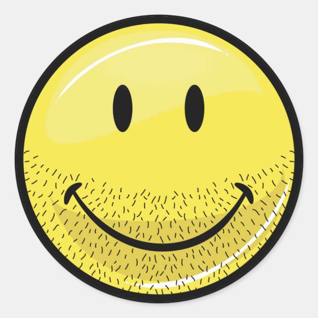 Adesivo Redondo Dusty Ruff Rosto (Frente)