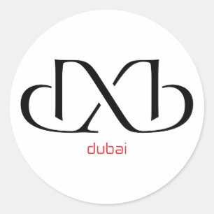Adesivo Redondo dxb - Dubai