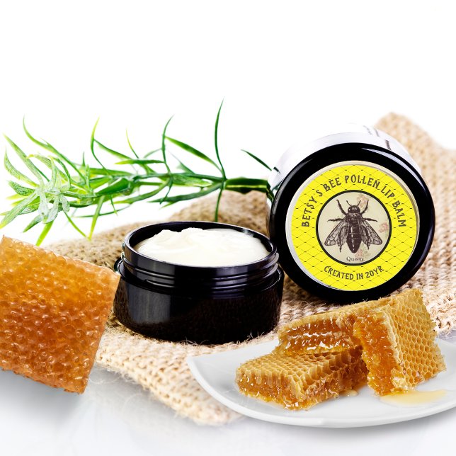 Adesivo Redondo DYY Queen Bee Pollen Crafting Label (Criador carregado)