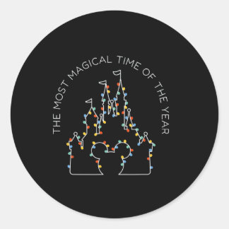 Adesivo Redondo É A Época Mais Mágica Do Natal