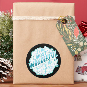 Adesivo Redondo É a época mais maravilhosa do ano