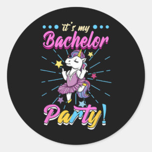 Adesivo Redondo É a minha despedida de solteiro Noivo 