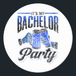 Adesivo Redondo É a minha equipe 2 do noivo do Bachelor Party<br><div class="desc">É a minha equipe 2 do noivo do Bachelor Party</div>