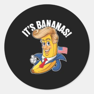Adesivo Redondo É "Bananas" (para escalas) "Starship Engraçado Mem