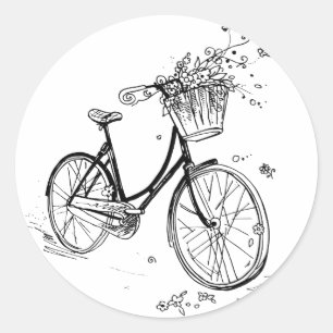 Adesivo Redondo É bonito lá fora