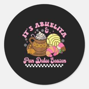 Adesivo Redondo É Época de Abuelita &amp; Pan Dulce Chocolate Quen