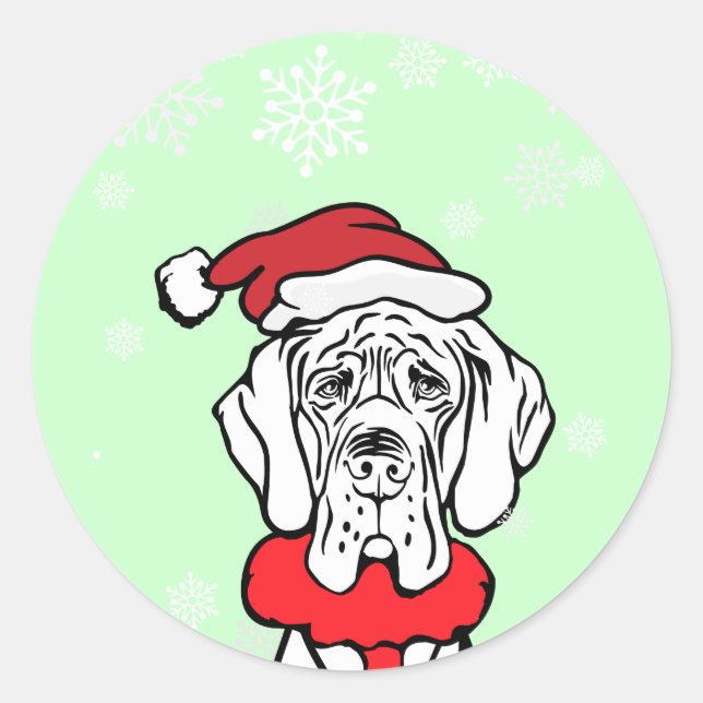 Adesivo Redondo É Época de Natal (Frente)