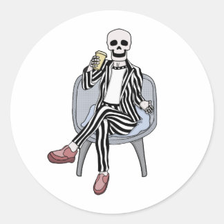 Adesivo Redondo É hora de festejar