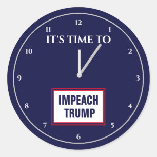 Adesivo Redondo É hora de imitar o Congresso de Trump