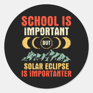 Adesivo Redondo É Importante, Mas O Eclipse Solar Total É Importan