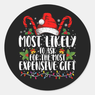 Adesivo Redondo É Mais Provável Pedir O Presente Mais Caro