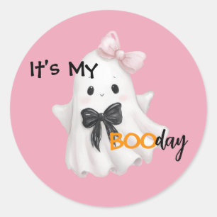 Adesivo Redondo É o meu BOOday - festejo doido