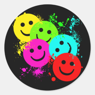 ADESIVO REDONDO E PINTA