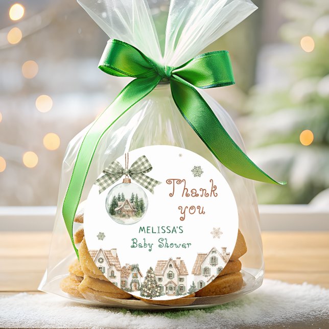 Adesivo Redondo É preciso um Chá de fraldas da vila. (Criador carregado)