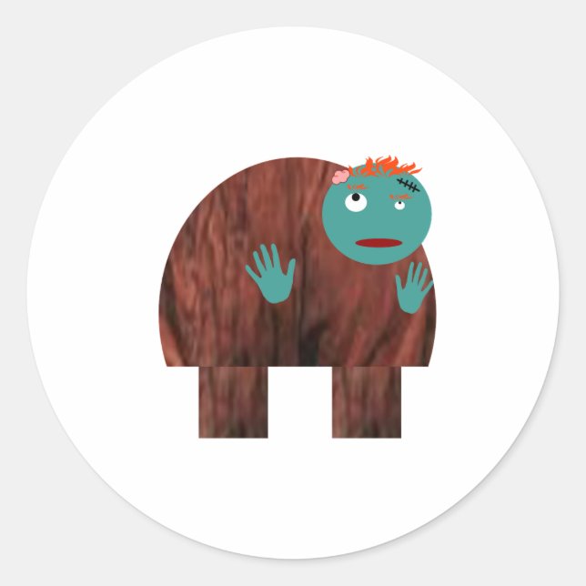 Adesivo Redondo É Quasizombie (Frente)