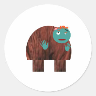 Adesivo Redondo É Quasizombie