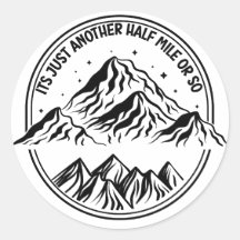 É só mais meia milha, ou assim...