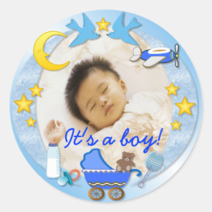 Adesivo Redondo É um Boy ~ Sticker/Sealer # 2