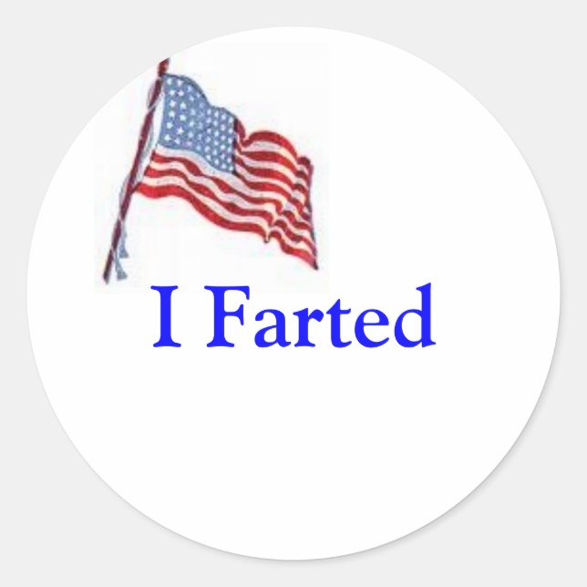 Adesivo Redondo É um dever americano (Frente)