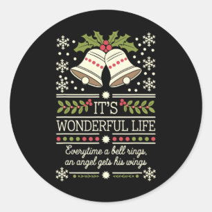 Adesivo Redondo É Uma Camisa De Vida Maravilhosa Toda Vez Que Anéi