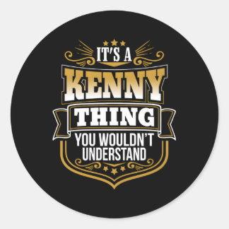 Adesivo Redondo É Uma Coisa Kenny Que Você Não Entenderia Primeiro