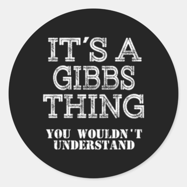 Adesivo Redondo É Uma Coisa Que Você Não Entenderia Família (Frente)