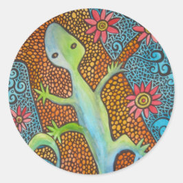 Adesivo Redondo É uma selva lá fora