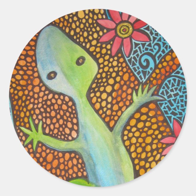 Adesivo Redondo É uma selva lá fora (Frente)