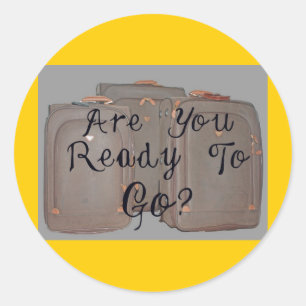 ADESIVO REDONDO É VOCÊ APRONTA-SE PARA IR
