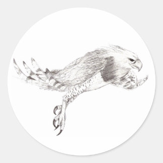 Adesivo Redondo Eagle Harpy