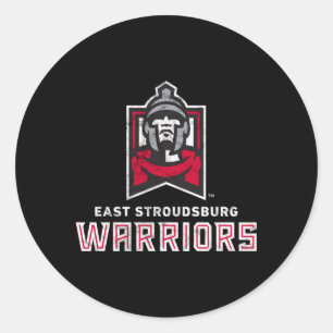 Adesivo Redondo East Stroudsburg Esu Warriors Large