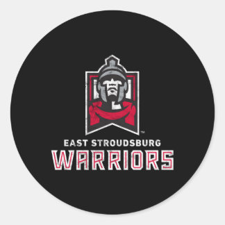 Adesivo Redondo East Stroudsburg Esu Warriors Large