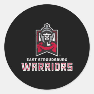 Adesivo Redondo East Stroudsburg Esu Warriors Large