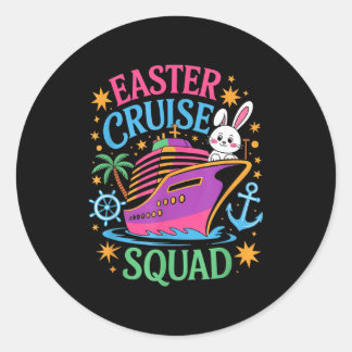 Adesivo Redondo Easter Cruise 2026 Squad Cruising Holiday Family G