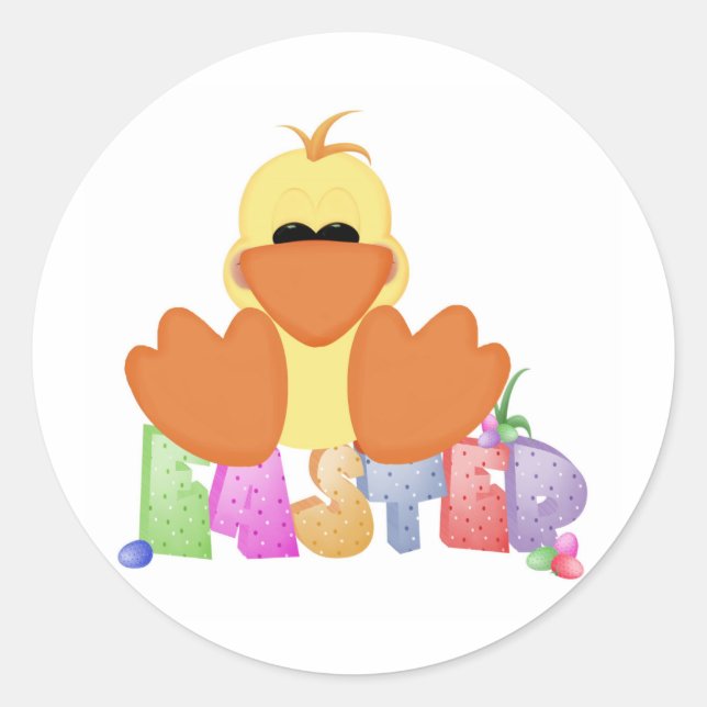 ADESIVO REDONDO EASTERDUCKJRETT (Frente)