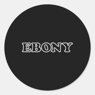 Adesivo Redondo Ebony E O Figurino De Ivory Para Casais Halloween 